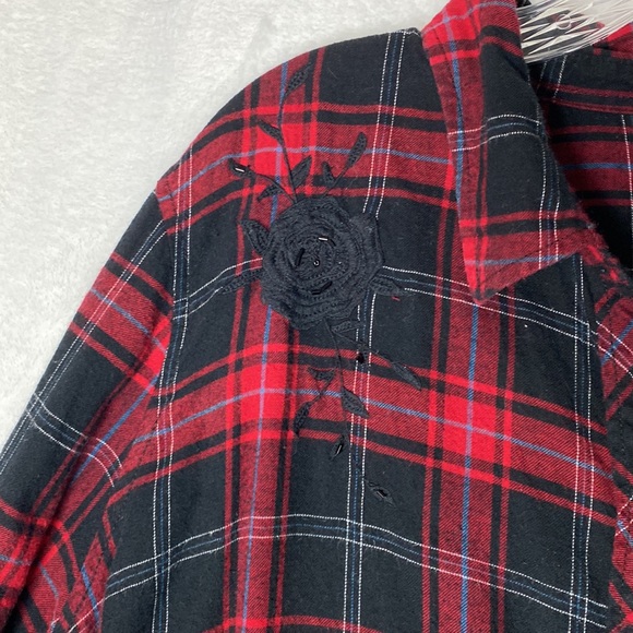 Terra & Sky Plaid Flannel Shirt - Picture 2 of 5